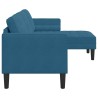 Ensemble de Canapés avec coussin Bleu Polyester 619206619206