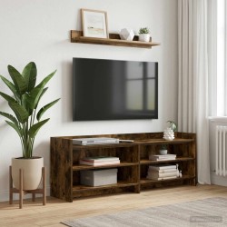 Meuble TV 135 x 33 x 47 cm Chêne fumé Bois d'ingénierie 619209619209