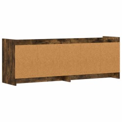 Meuble TV 135 x 33 x 47 cm Chêne fumé Bois d'ingénierie 619209619209