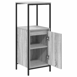 Meuble de salle de bain avec étagères sonoma gris 36x35x95 cm 619219619219