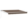 Auvent rétractable Taupe 3 x 2,5 m 100% Polyester et Aluminium 619220619220