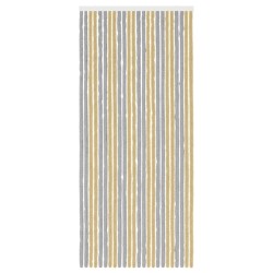 Rideau anti-insectes en chenille Gris et Beige 100 x 230 cm 619225619225