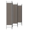 Cloison de séparation 6 panneaux Anthracite 240x200 cm Tissu 619229619229