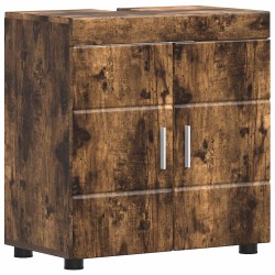 Ensemble d'armoire de salle de bain TULUM Chêne fumé 619237619237
