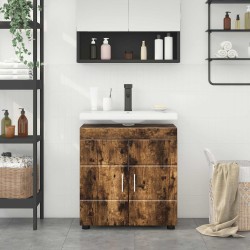 Ensemble d'armoire de salle de bain TULUM Chêne fumé 619237619237