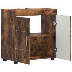 Ensemble d'armoire de salle de bain TULUM Chêne fumé 619237619237