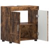 Ensemble d'armoire de salle de bain TULUM Chêne fumé 619237619237