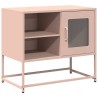 Meuble TV rose 68x39x60,5 cm acier 619239619239