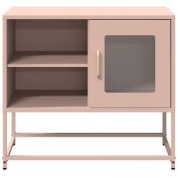 Meuble TV rose 68x39x60,5 cm acier 619239619239