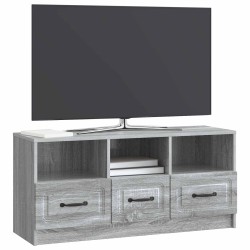 Meuble TV Sonoma gris 102 x 34,5 x 47 cm Bois d'ingénierie 619241619241