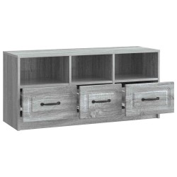 Meuble TV Sonoma gris 102 x 34,5 x 47 cm Bois d'ingénierie 619241619241