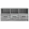 Meuble TV Sonoma gris 102 x 34,5 x 47 cm Bois d'ingénierie 619241619241