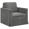 Ensemble de Canapés 2 pcs Gris foncé 228 x 78 x 80 cm Velours 619247619247