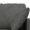Ensemble de Canapés 2 pcs Gris foncé 228 x 78 x 80 cm Velours 619247619247