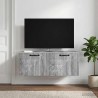Meuble TV mural Sonoma gris 78,5 x 41 x 30 cm Bois d'ingénierie 619249619249