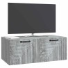 Meuble TV mural Sonoma gris 78,5 x 41 x 30 cm Bois d'ingénierie 619249619249
