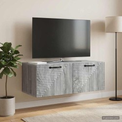Meuble TV mural Sonoma gris 78,5 x 41 x 30 cm Bois d'ingénierie 619249619249