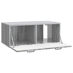 Meuble TV mural Sonoma gris 78,5 x 41 x 30 cm Bois d'ingénierie 619249619249