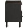 Meuble TV noir 70x33x46 cm bois massif de manguier 619252619252