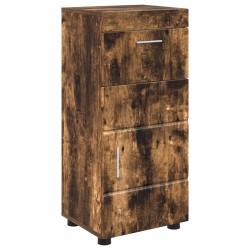 Ensemble d'armoire de salle de bain TULUM Chêne fumé 619253619253