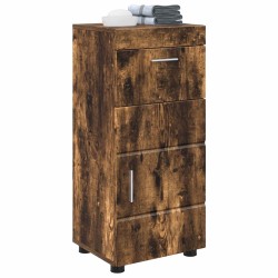 Ensemble d'armoire de salle de bain TULUM Chêne fumé 619253619253