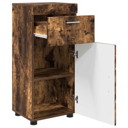 Ensemble d'armoire de salle de bain TULUM Chêne fumé 619253619253