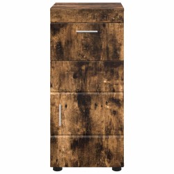 Ensemble d'armoire de salle de bain TULUM Chêne fumé 619253619253