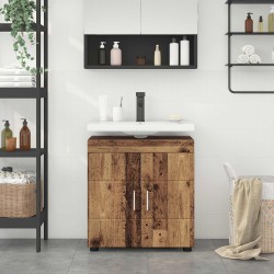 Ensemble d'armoire de salle de bain TULUM Bois ancien 619254619254