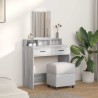 Table de Toilette avec tiroir Gris Sonoma 79 x 41 x 140 cm 619256619256