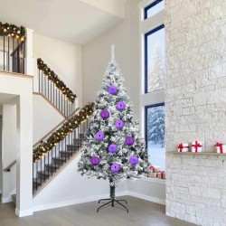 Ensemble de Boules de Noël XXL 4 pc Lilas Plastique 619258619258