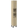 Armoire salle de bain chêne sonoma 30x30x190 cm 619259619259