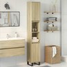 Armoire salle de bain chêne sonoma 30x30x190 cm 619259619259