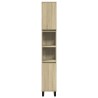 Armoire salle de bain chêne sonoma 30x30x190 cm 619259619259