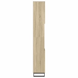 Armoire salle de bain chêne sonoma 30x30x190 cm 619259619259