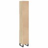 Armoire salle de bain chêne sonoma 30x30x190 cm 619259619259