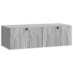 Meuble TV mural Sonoma gris 99 x 41 x 30 cm Bois d'ingénierie 619260619260