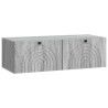 Meuble TV mural Sonoma gris 99 x 41 x 30 cm Bois d'ingénierie 619260619260