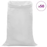 Sacs tissés 50 pcs Blanc 100 x 150 cm PP 619262619262