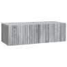 Meuble TV mural Sonoma gris 98 x 41 x 30 cm Bois d'ingénierie 619265619265