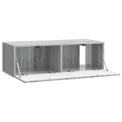 Meuble TV mural Sonoma gris 98 x 41 x 30 cm Bois d'ingénierie 619265619265