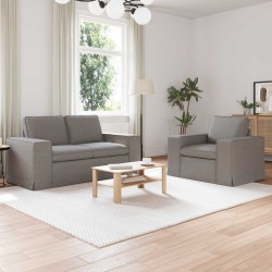 Ensemble de Canapés 2 pcs Taupe 162 x 80 x 82 cm tissu 619267619267