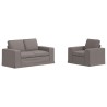 Ensemble de Canapés 2 pcs Taupe 162 x 80 x 82 cm tissu 619267619267