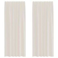 Rideaux en voile à œillets 2 pcs couleur crème 619270619270