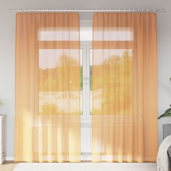 Rideaux en voile à œillets 2 pcs orange 619271619271