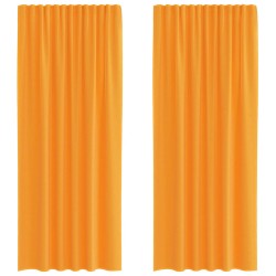 Rideaux en voile à œillets 2 pcs orange 619271619271