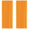 Rideaux en voile à œillets 2 pcs orange 619271619271