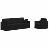 Ensemble de Canapés 2 pcs Noir Velours 619272619272