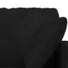 Ensemble de Canapés 2 pcs Noir Velours 619272619272