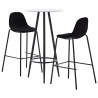 Ensemble de bar 3 pcs Tissu Noir 619274619274