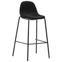 Ensemble de bar 3 pcs Tissu Noir 619274619274